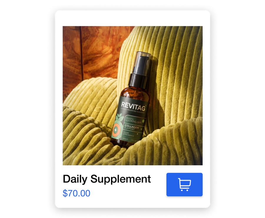Digistore24 checkout and supplement product mockup