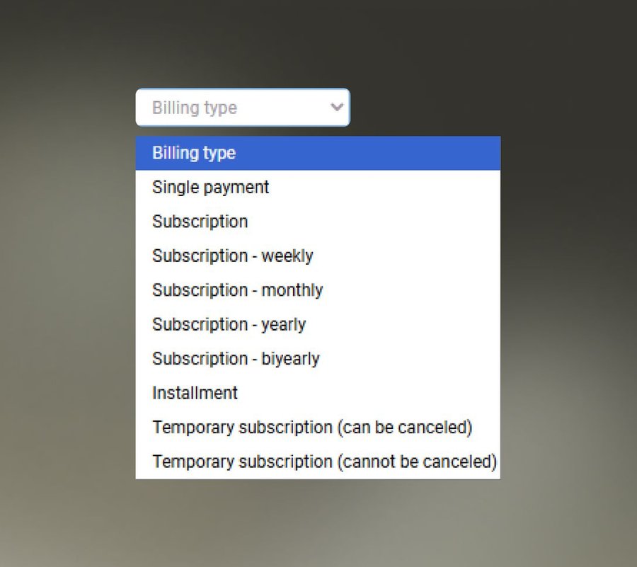 Subscriptions & Installments