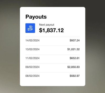 Up to 3x Weekly Payouts