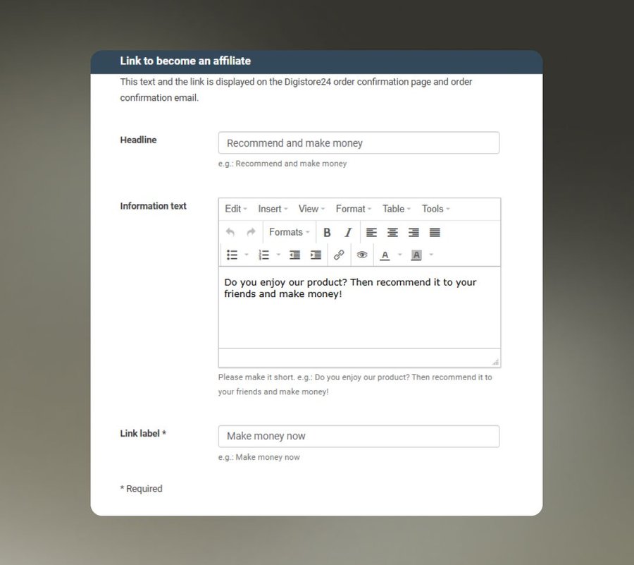 Turn Customers into Affiliates