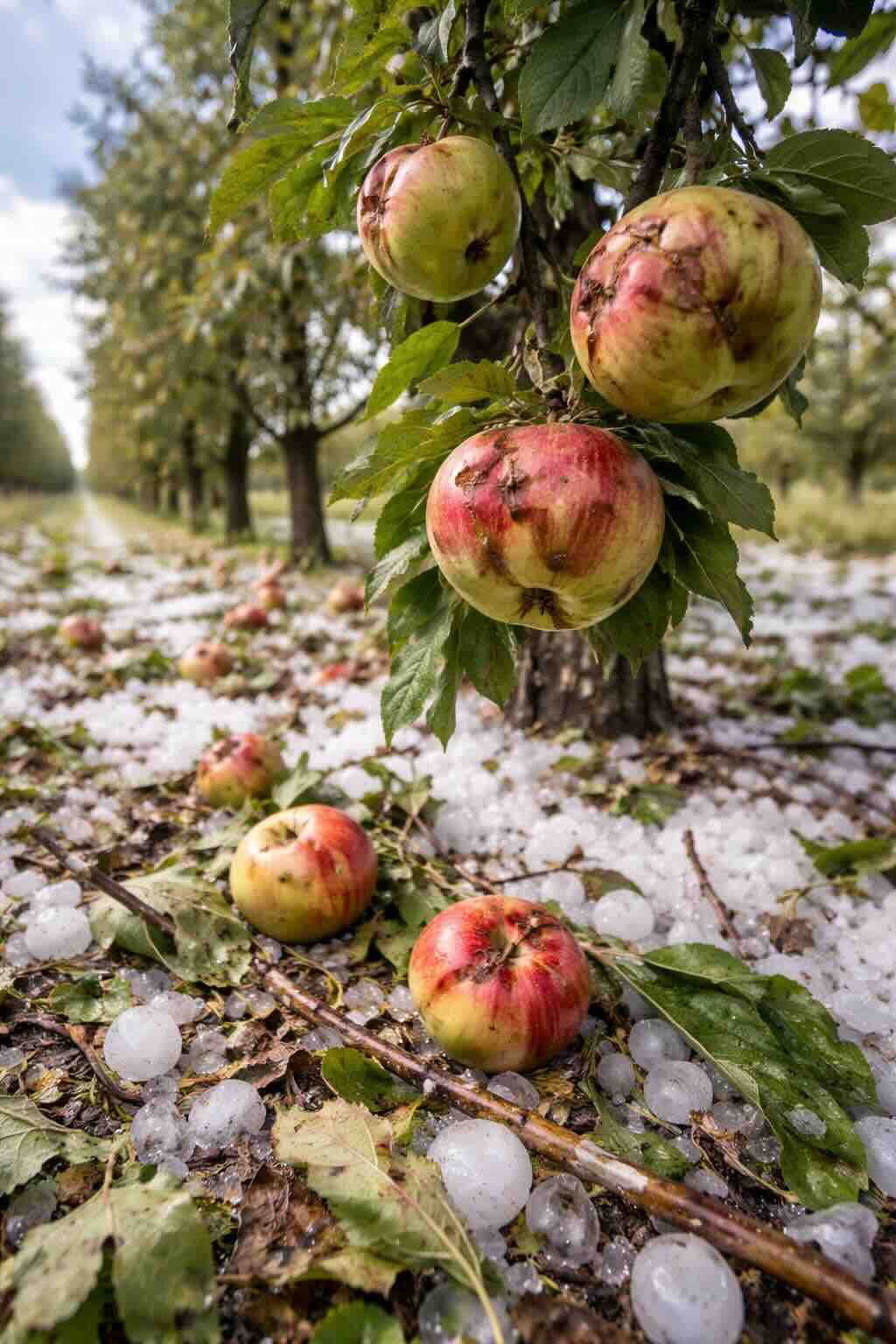 Granizo en el campo: cuando la cosecha existe, pero no vale