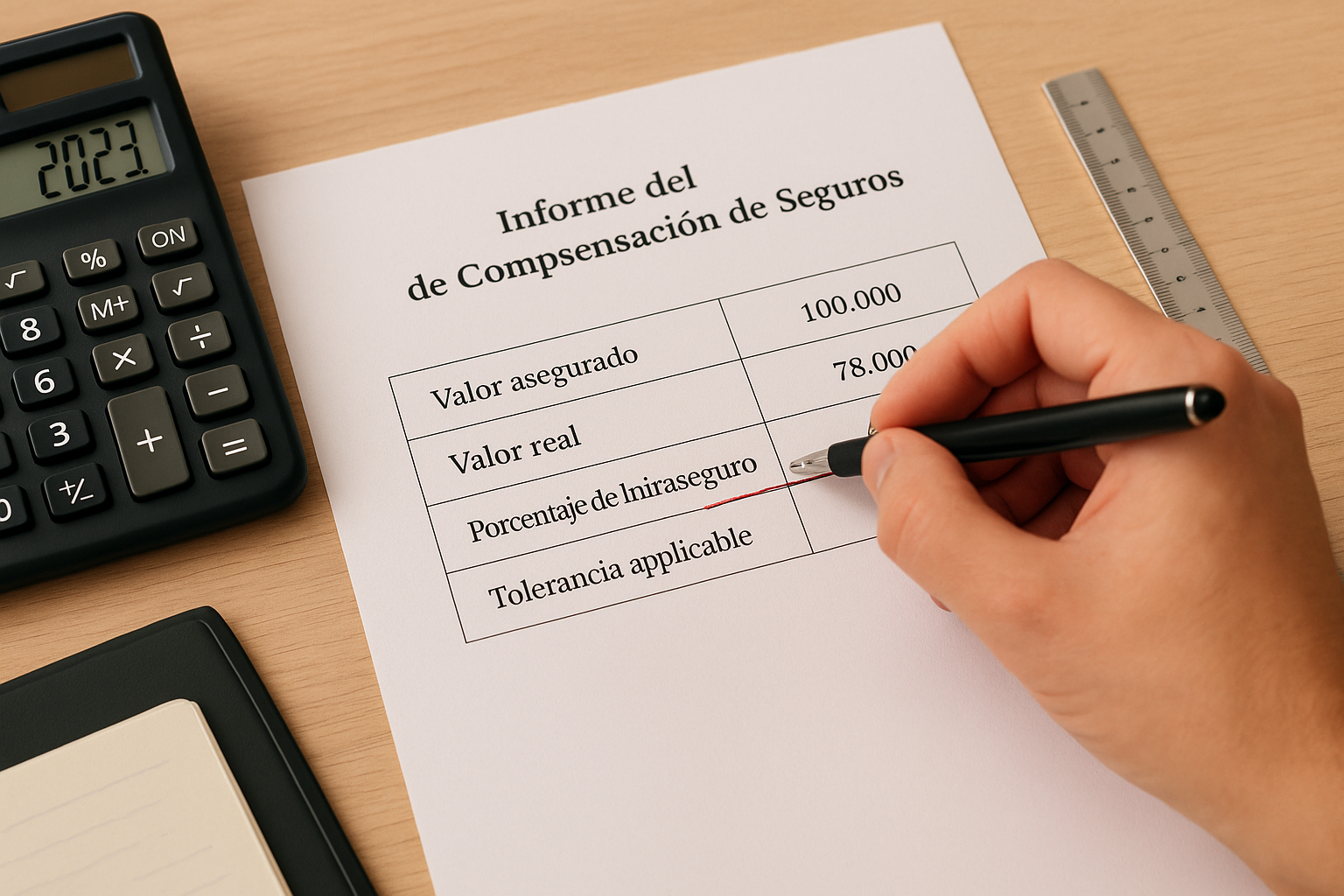 ¿Qué tolerancia aplica el Consorcio de Compensación ante el infraseguro?