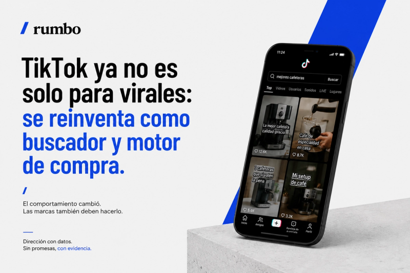 TikTok Ahora es Buscador y Motor de Compra en 2026 | Rumbo
