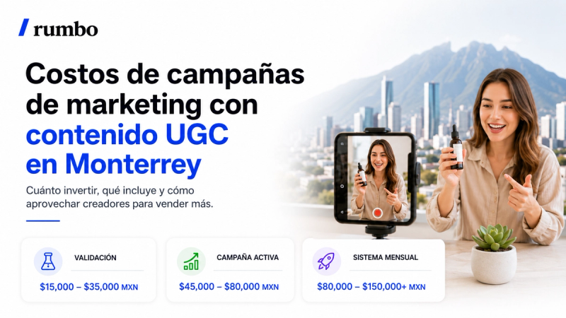 Costos de campañas de marketing UGC
