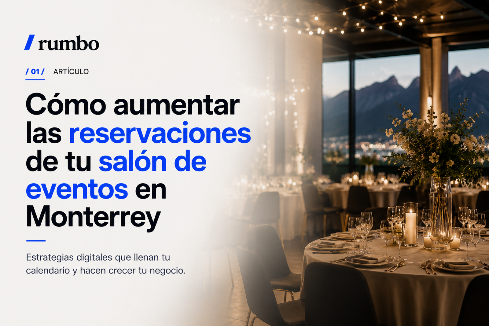 Marketing para salones de eventos en Monterrey