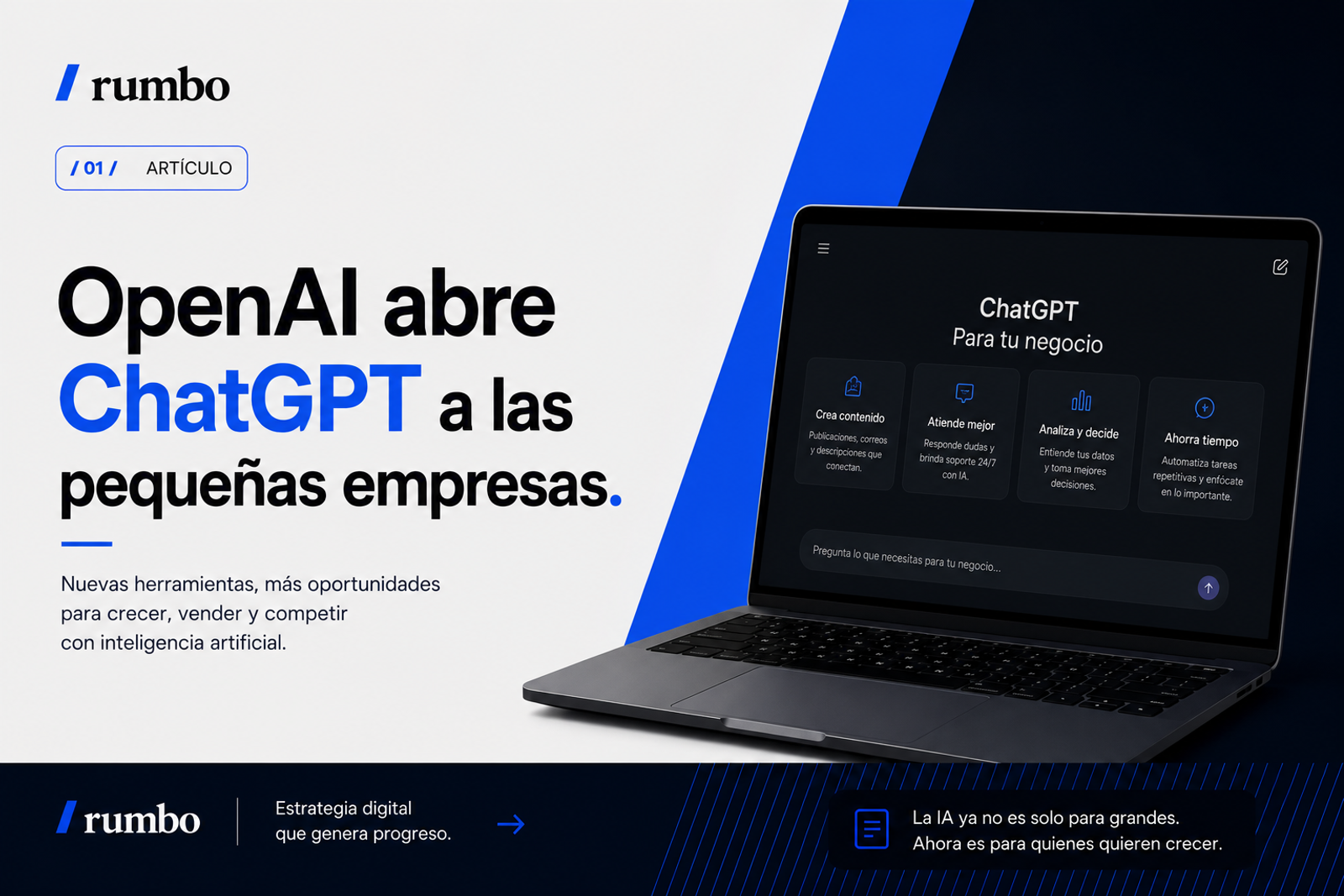 ChatGPT for Small Business Program.