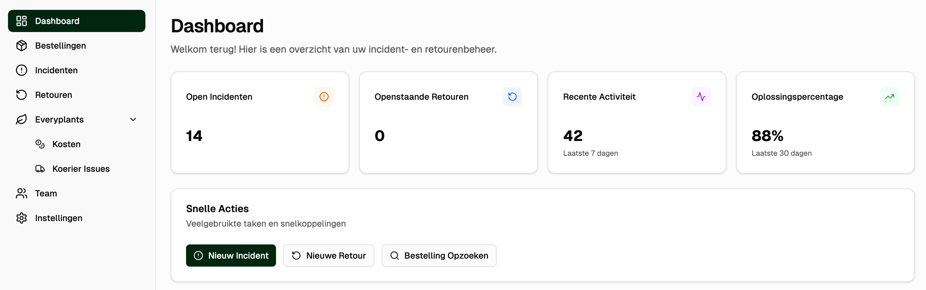 Everyplants B.V. - Een interne operations tool die daadwerkelijk gebruikt wordt