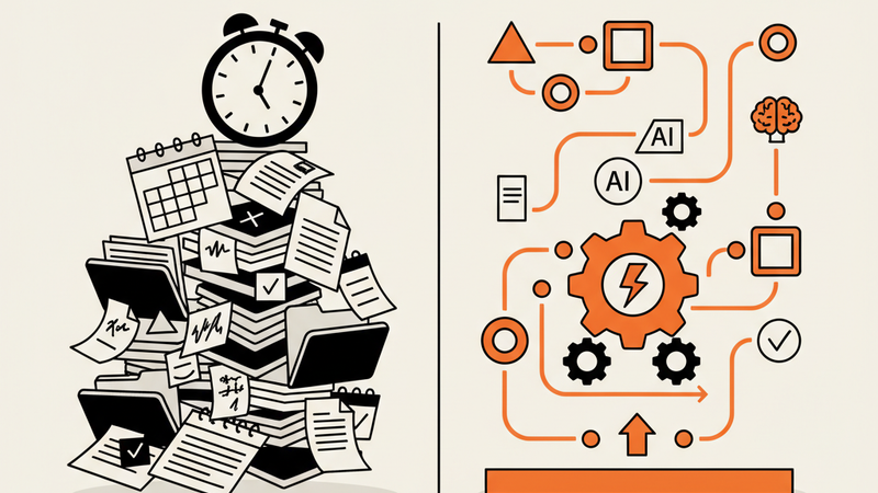Visuele weergave van bedrijfsprocessen automatiseren: handmatige taken transformeren naar geautomatiseerde workflows