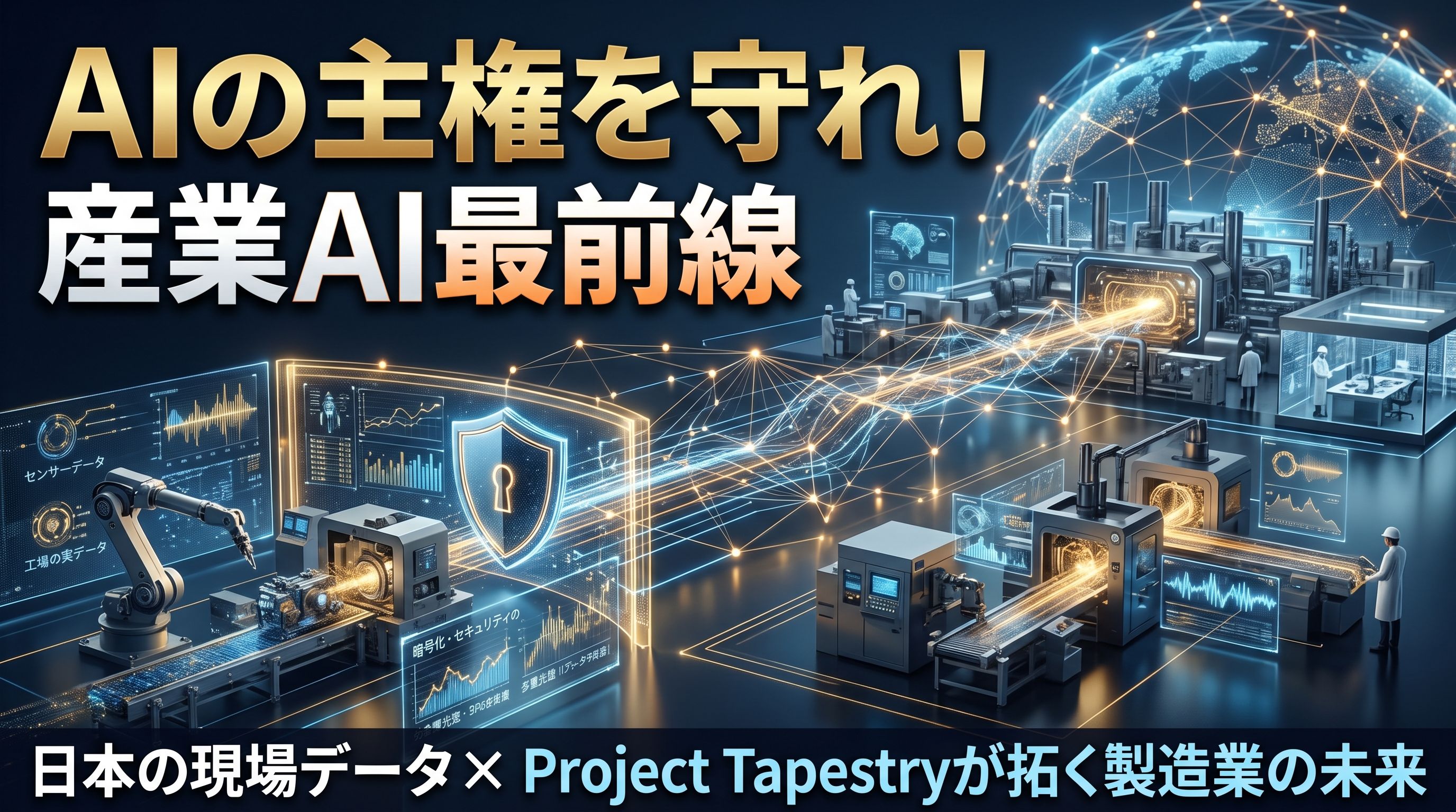 「AIの主権を守れ!産業AI最前線」「日本の現場データ× Project Tapestryが拓く製造業の未来」