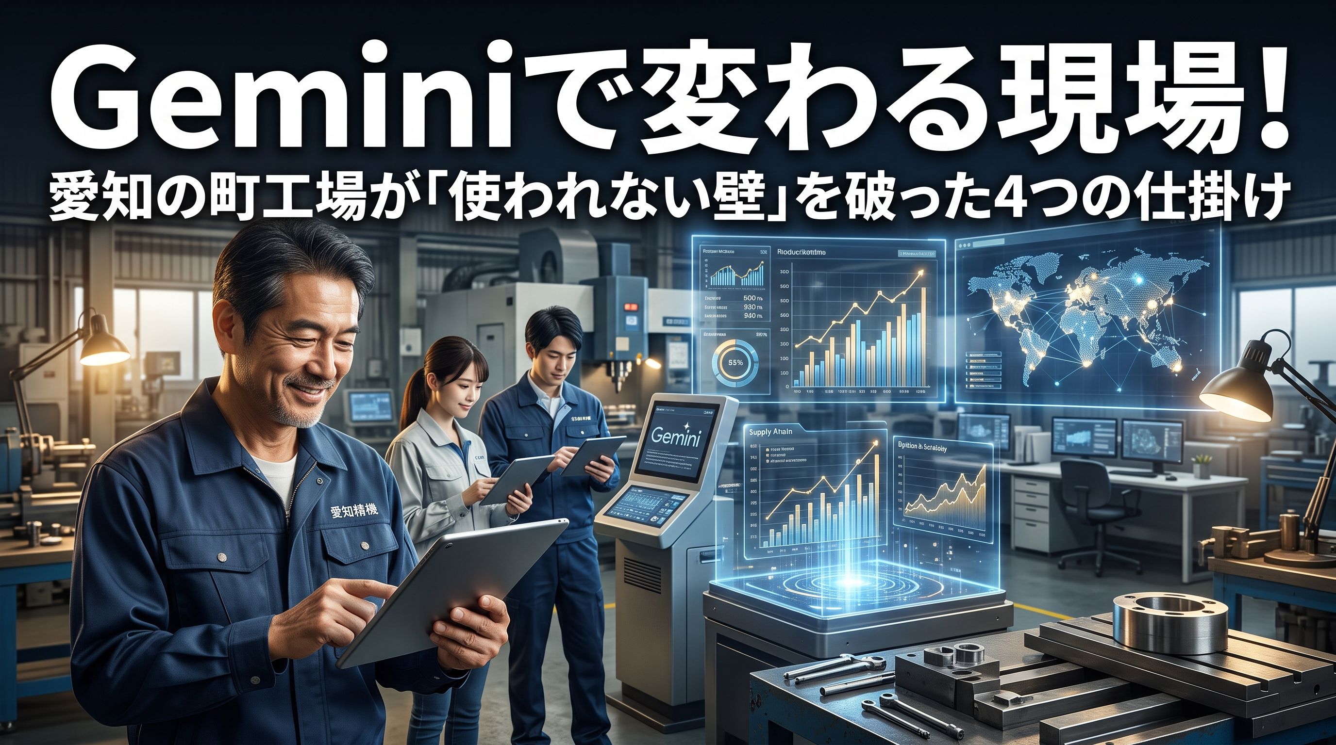 Geminiで変わる現場!愛知の町工場が『使われない壁』を破った4つの仕掛け