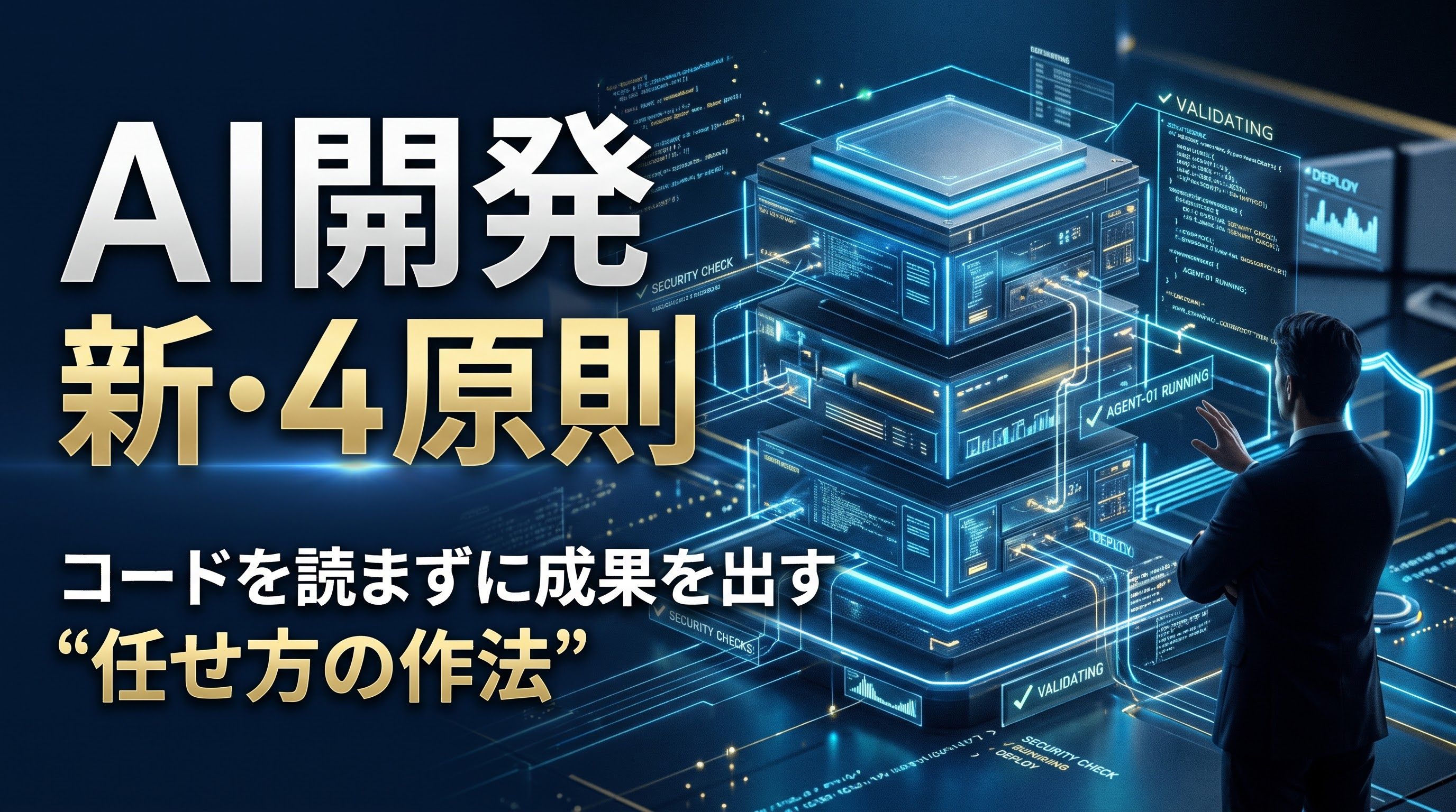 AI開発「新・4原則」コードを読まずに成果を出す“任せ方の作法”