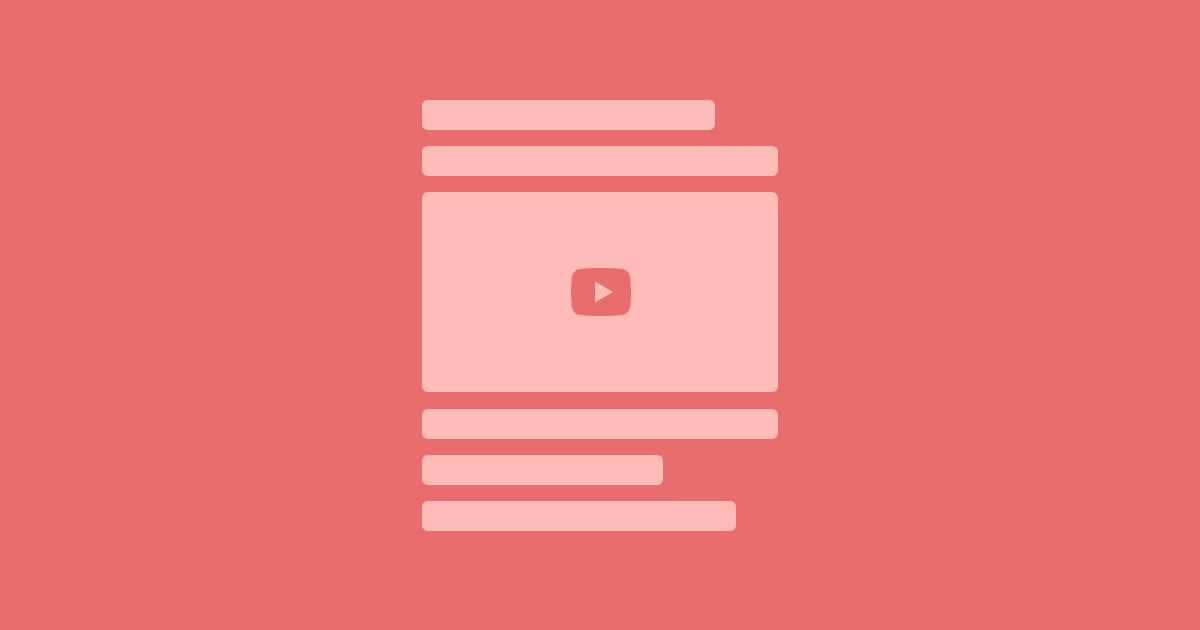 Responsive Youtube videos using aspect ratio | Håvard Brynjulfsen
