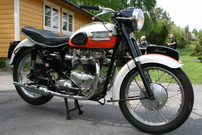 Et stilikon; Triumph T120 Bonneville 650, 1959-modell