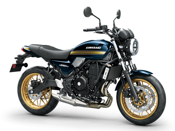 Retroen Z650RS kan fås som A2. Foto: Norsk Motor Import AS