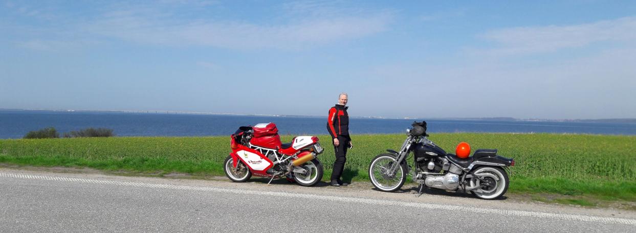 "Jeg liker det åpne landskapet, slik som her på Sjælland" sier Geir