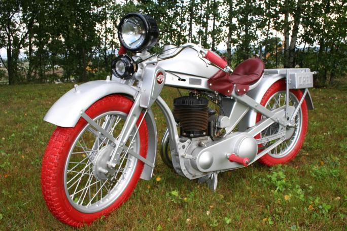 Opel Motoclub 500T, 1929-modell. Sannsynligvis den ene av kun 2 eksemplar i Norge