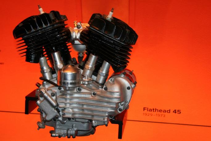 Flathead 45. Sideventilert 750-kubikk. Produsert fra 1929-1973