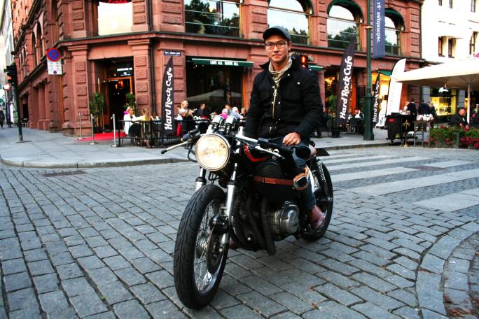 Andre Van Bui har bygget en råtøff og minimalistisk caferacer