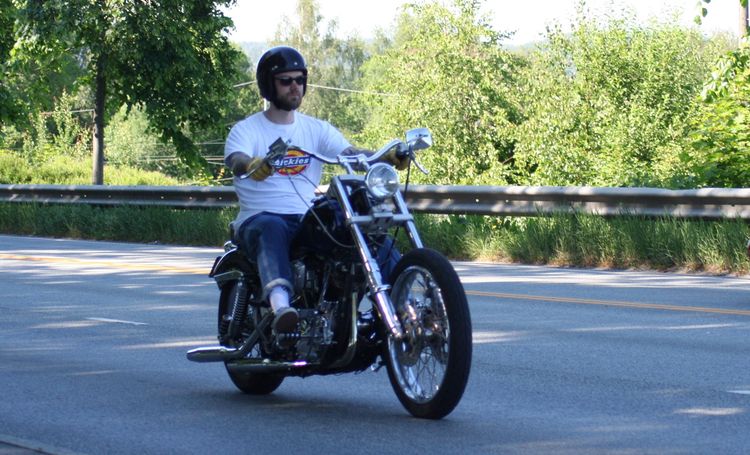 -Han lever og ånder for klassiske choppere