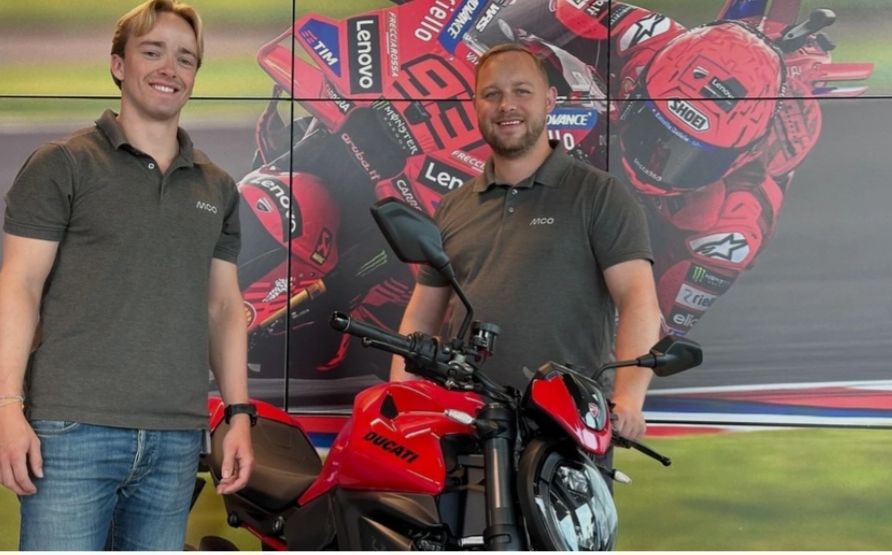Ducati på plass hos MCO i Oslo