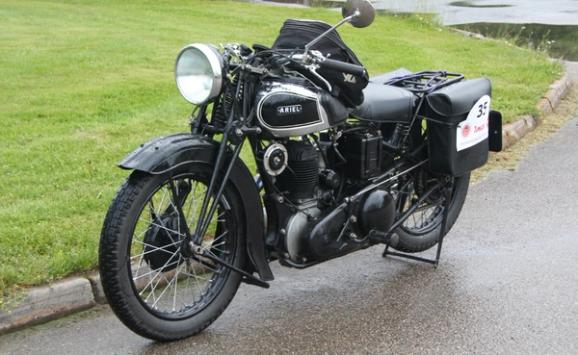 Fin gammel årgang, nærmere bestemt en Ariel VA3 600 fra 1934