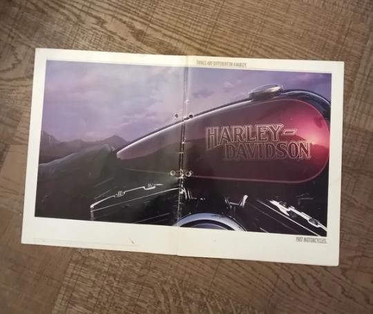 Fra Arkivet; Harley-Davidsons modellkatalog fra 1987