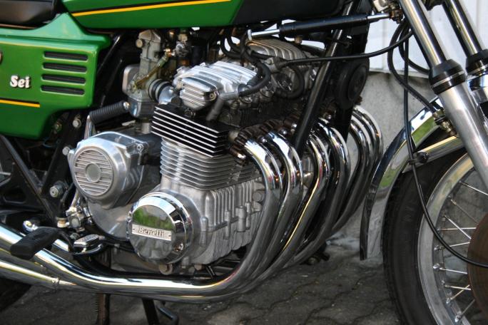 Motoren i 750 Sei hadde mye til felles med motoren i Honda CB500Four