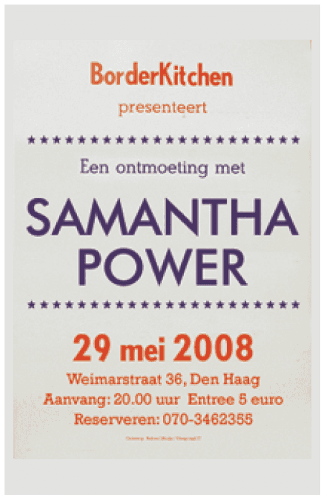 BorderKitchen Samantha Power