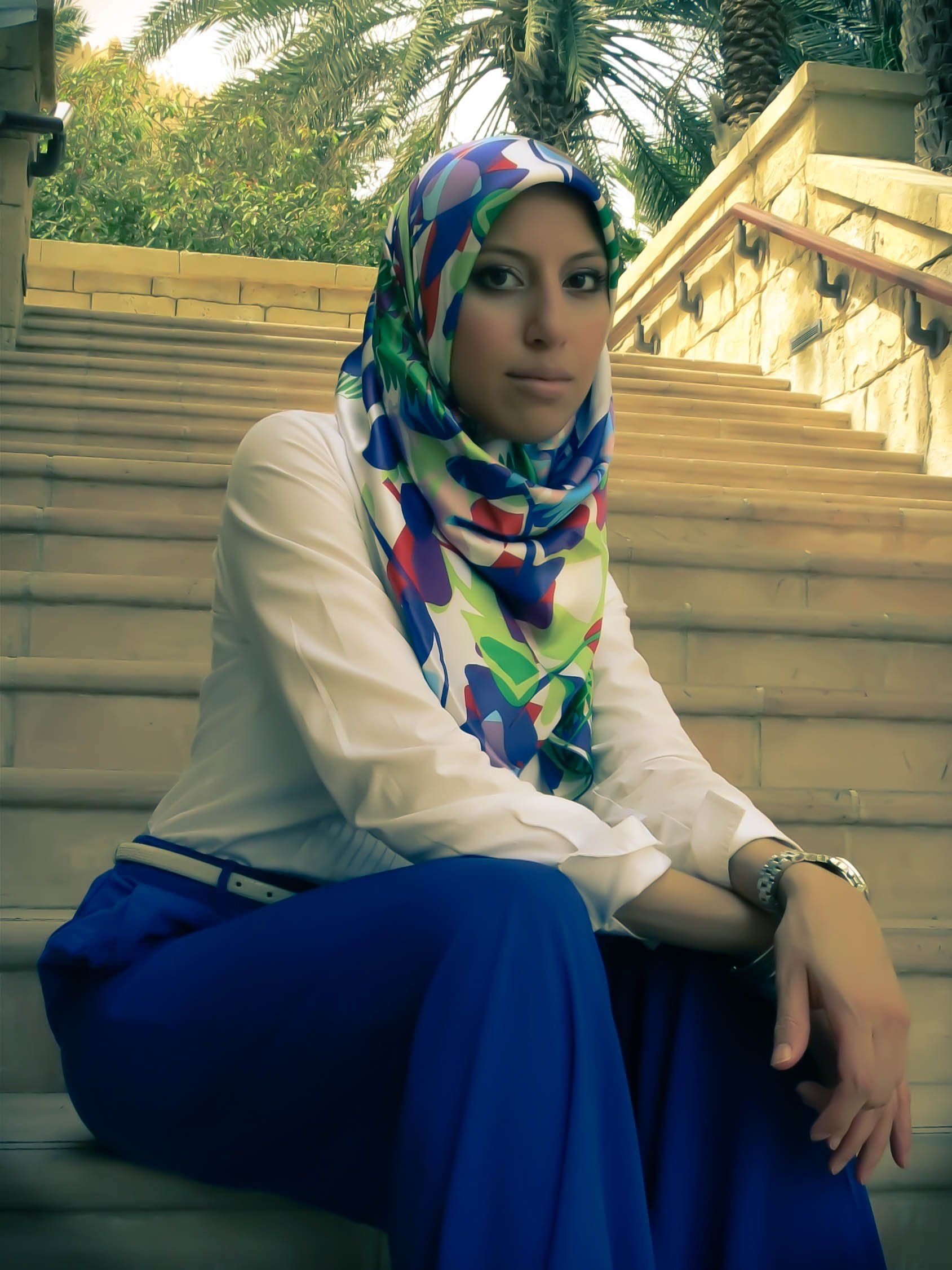 Style palazzo 2024 pants hijab