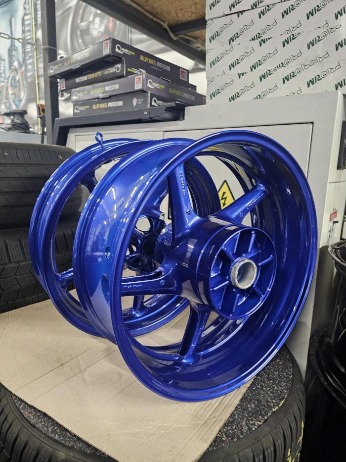 Velg in candy blauw