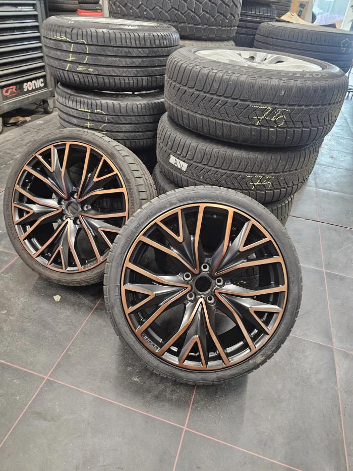 Set velgen in brons