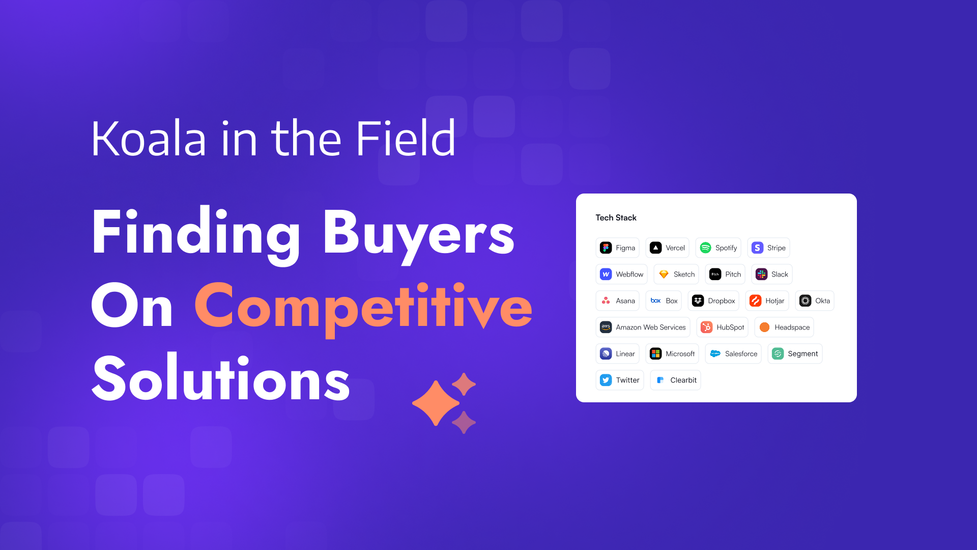 Koala in the Field: Finding Buyers on Competitive Solutions