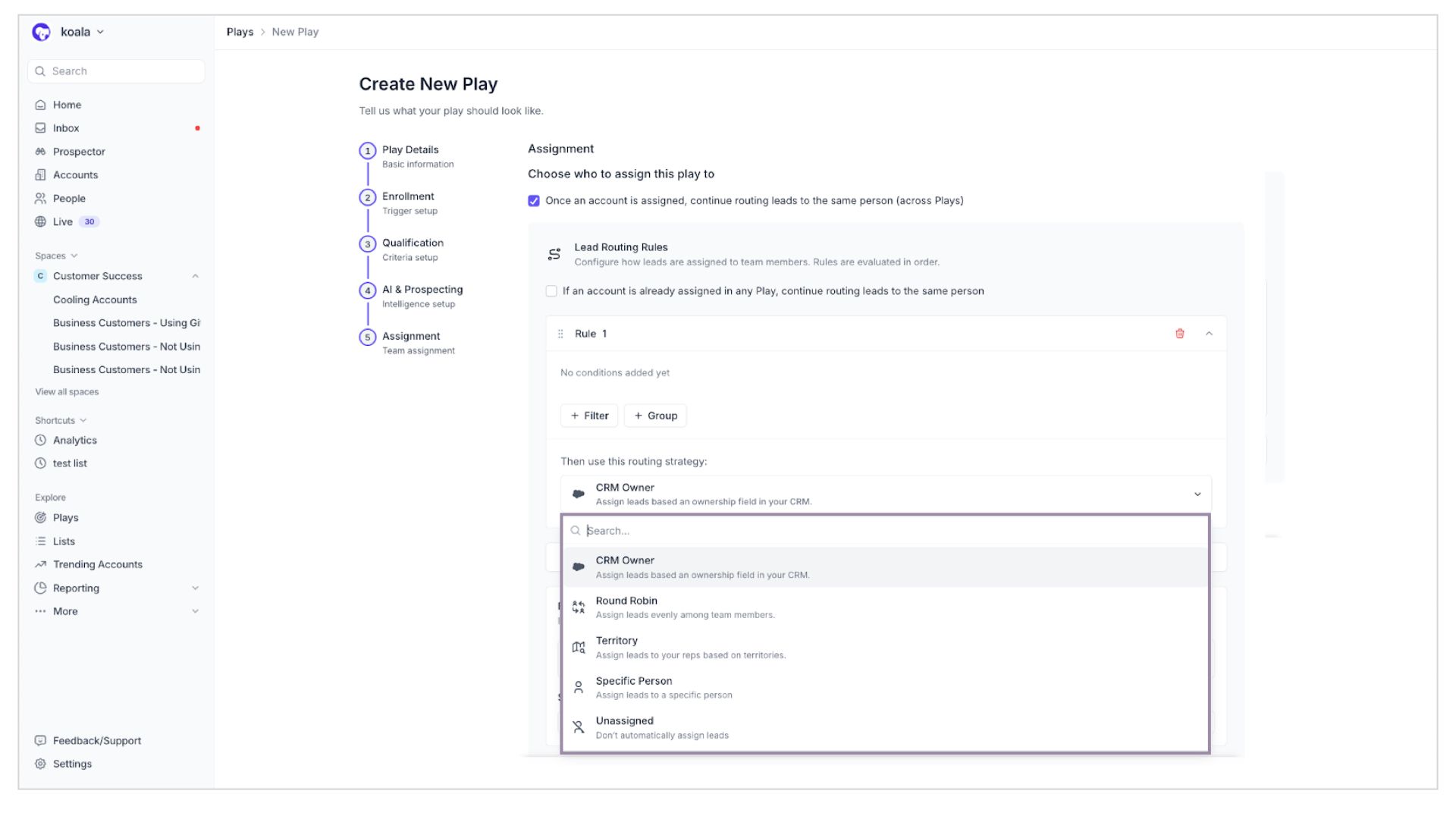 multi-step data enrichment and lead routing orchestration