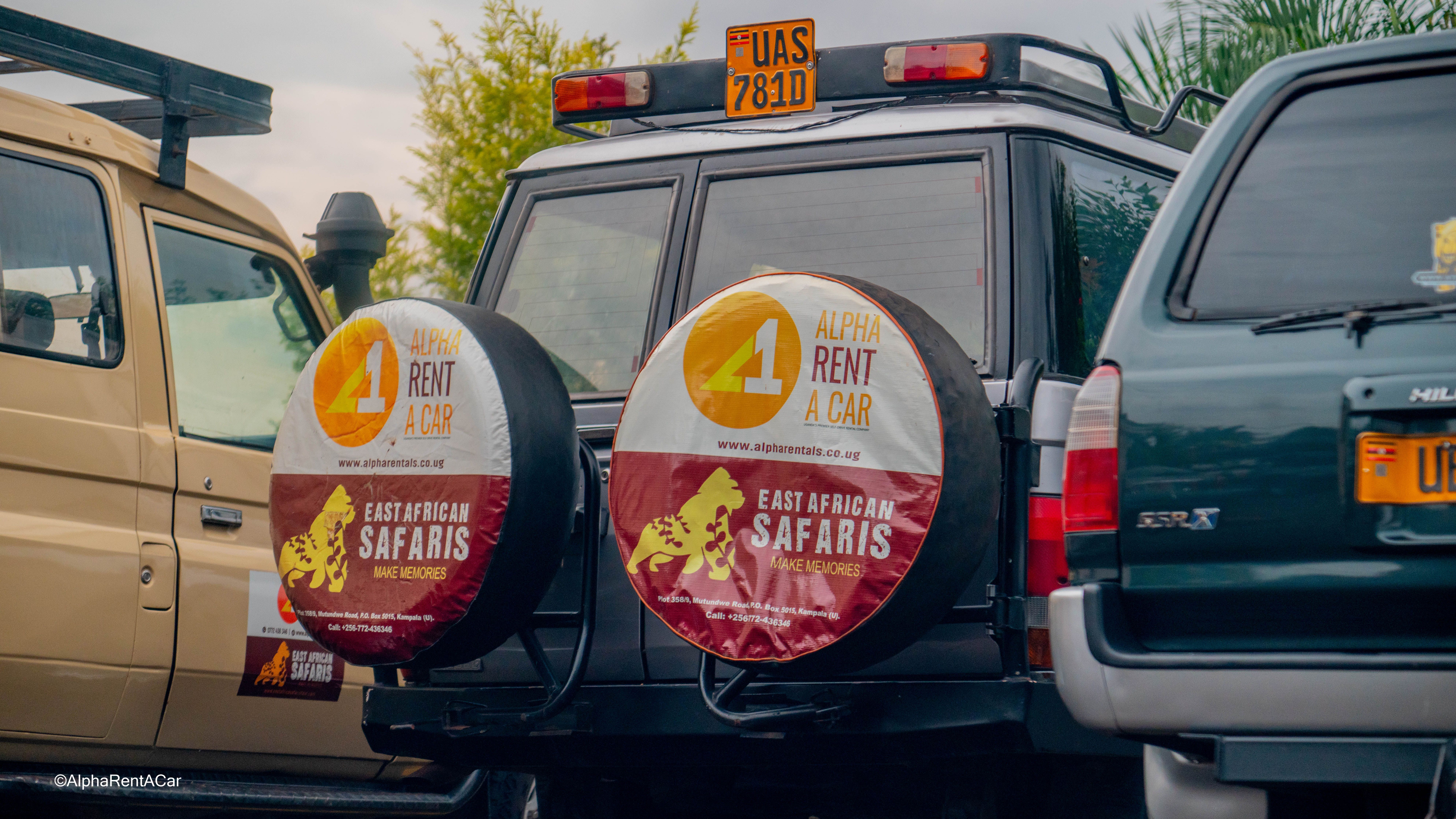 Alpha Rent A Car fleet - Premium self-drive vehicles for Uganda safari adventures