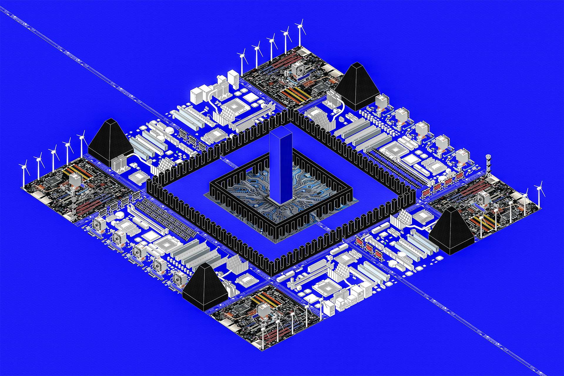 Datascape. Speculative city for data to inhabit KoozArch