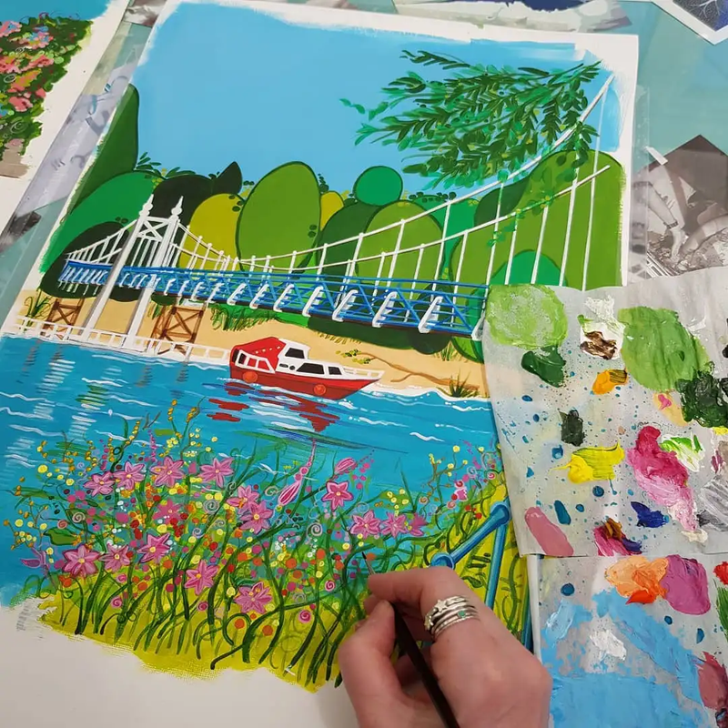 Susie West: Meet the artist painting her way around Britain’s cities, towns and villages
