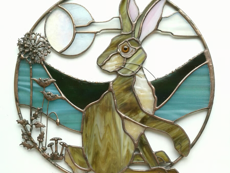 Trefoil Stained Glass Art