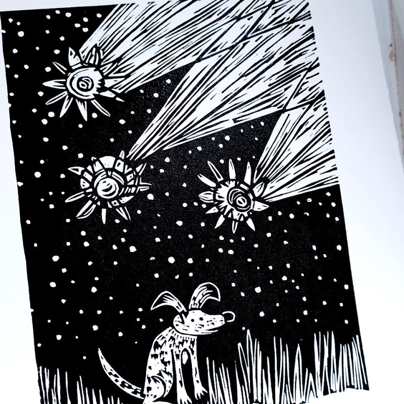 Melanie Wickham Lino Prints