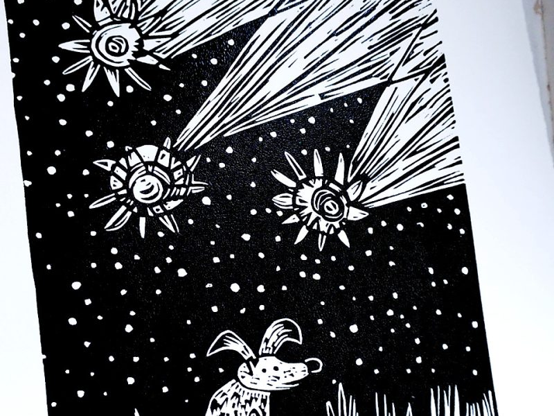 Melanie Wickham Lino Prints