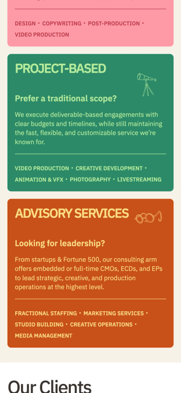The Story Shack services on a phone