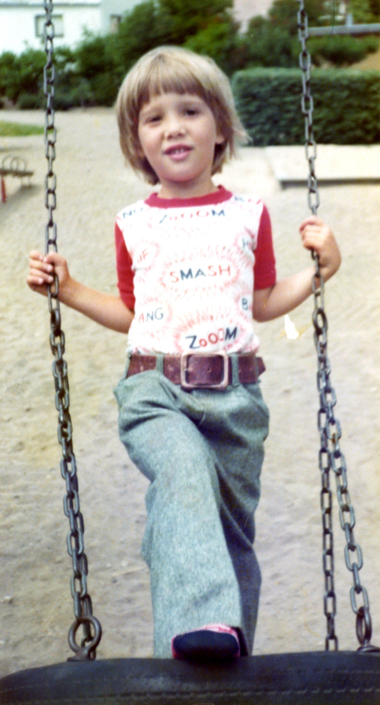 Marika Cahn as a kid