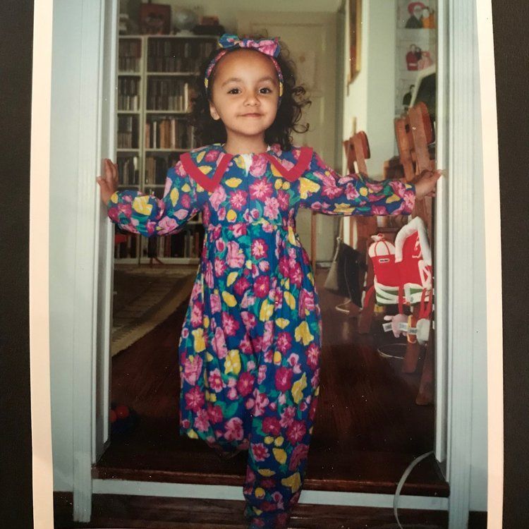 Eliana Pipes as a kid