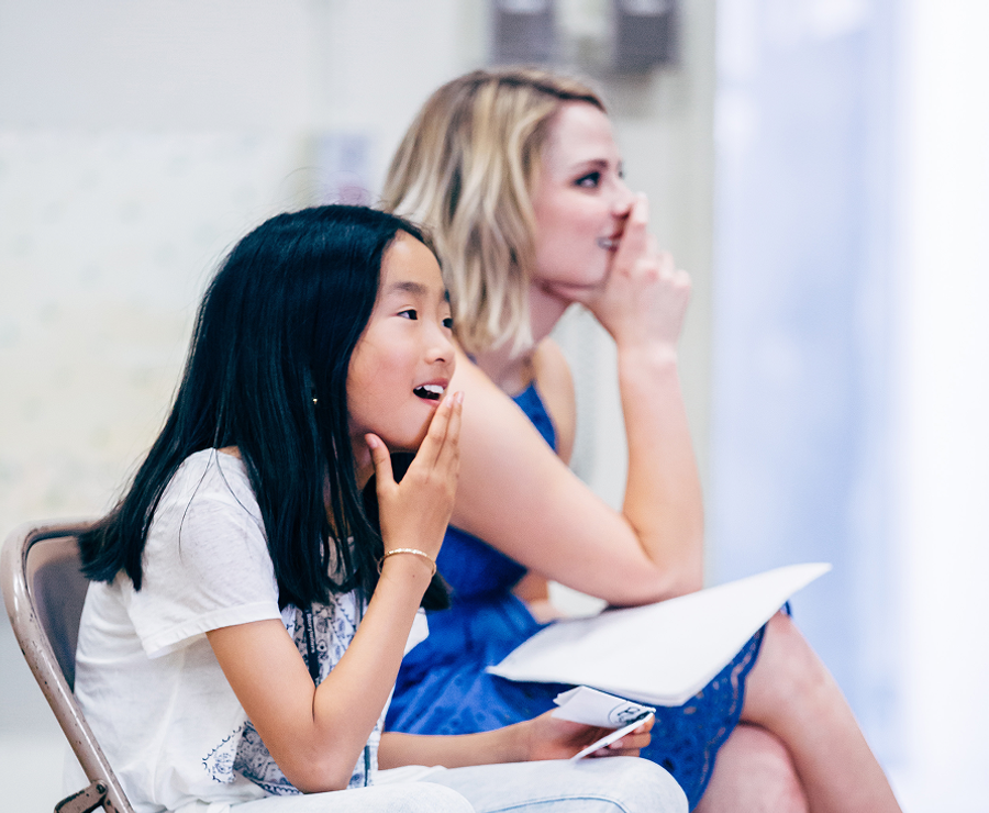 A mentor and student in conversation