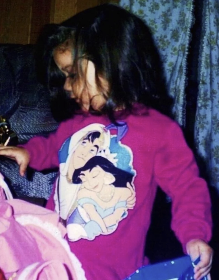 Yazmin Miles-Méndez as a kid