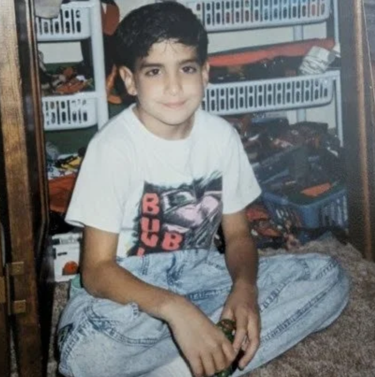 AJ Nseir as a kid