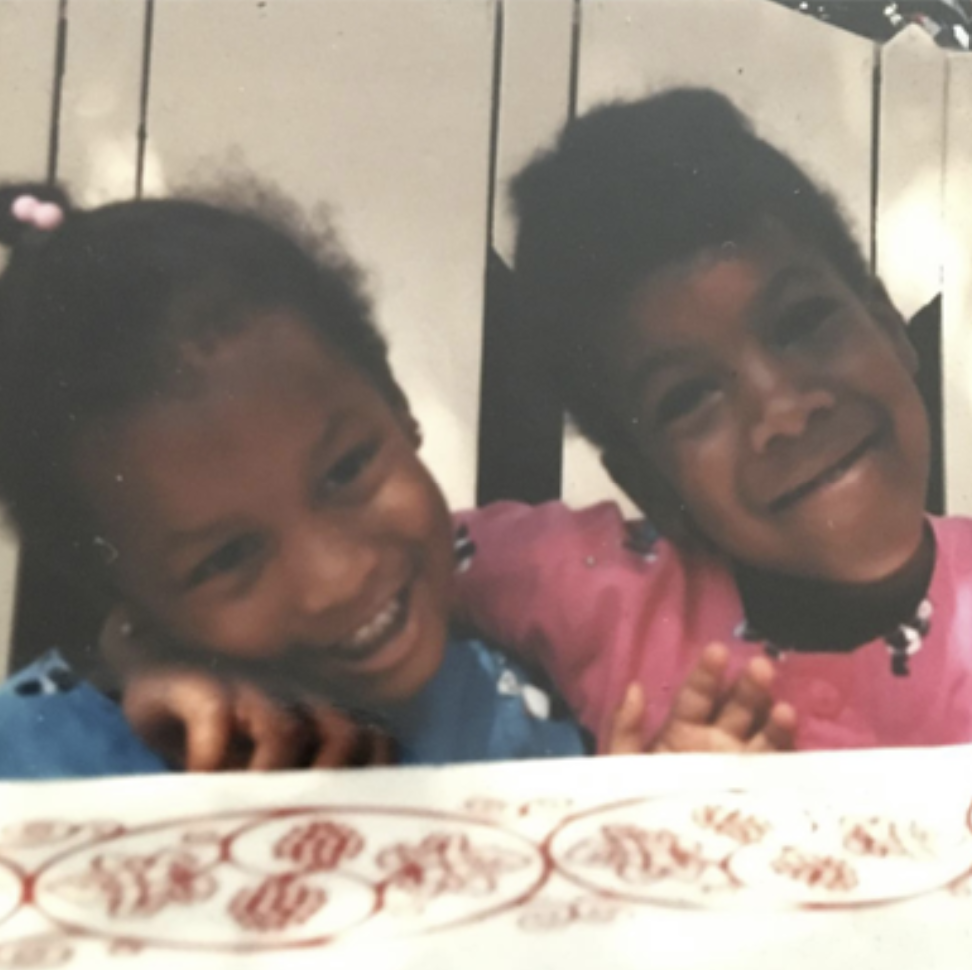 Gisele Roberts as a kid