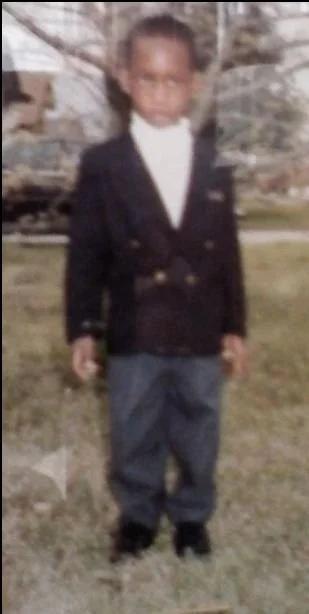 Raymond Tambe as a kid