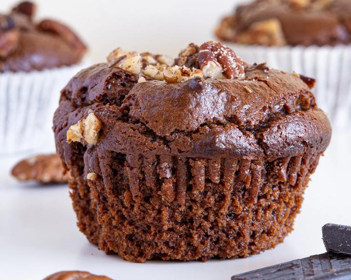 Banana & Nutella protein muffins