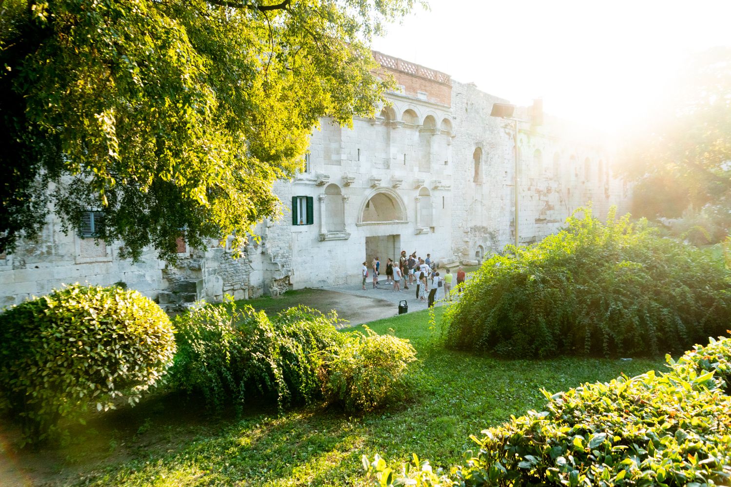 Diocletians Palace in Split, Croatia