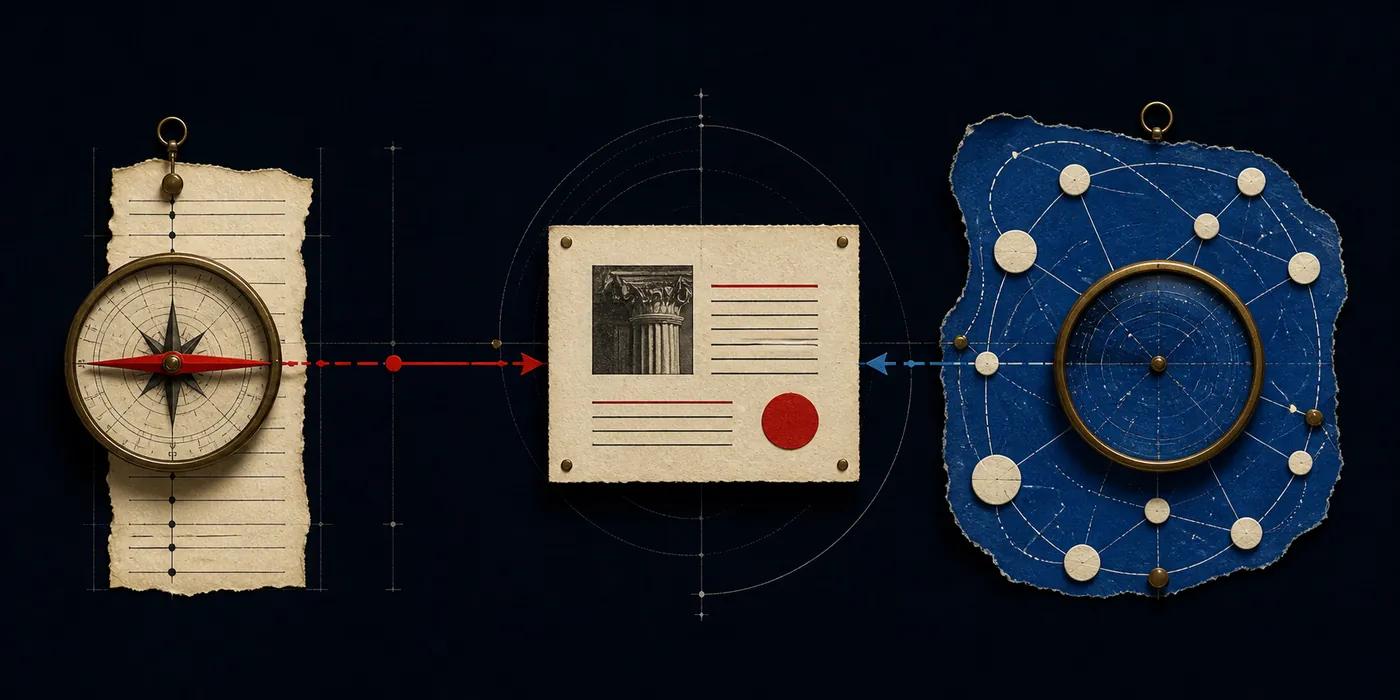 Primer plano de una interfaz de chat de IA en la pantalla de una computadora portátil en un entorno oscuro.